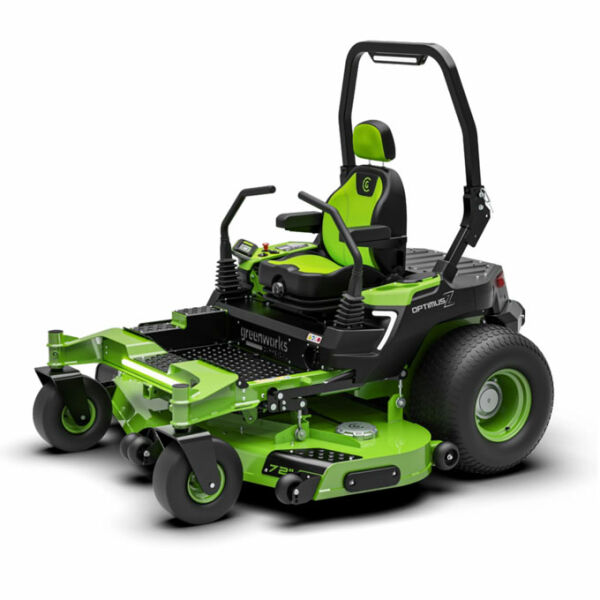 24kWh OptimusZ Stand-on Zero Turn with Side Discharge